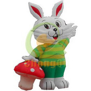 inflatable rabbit cartoon